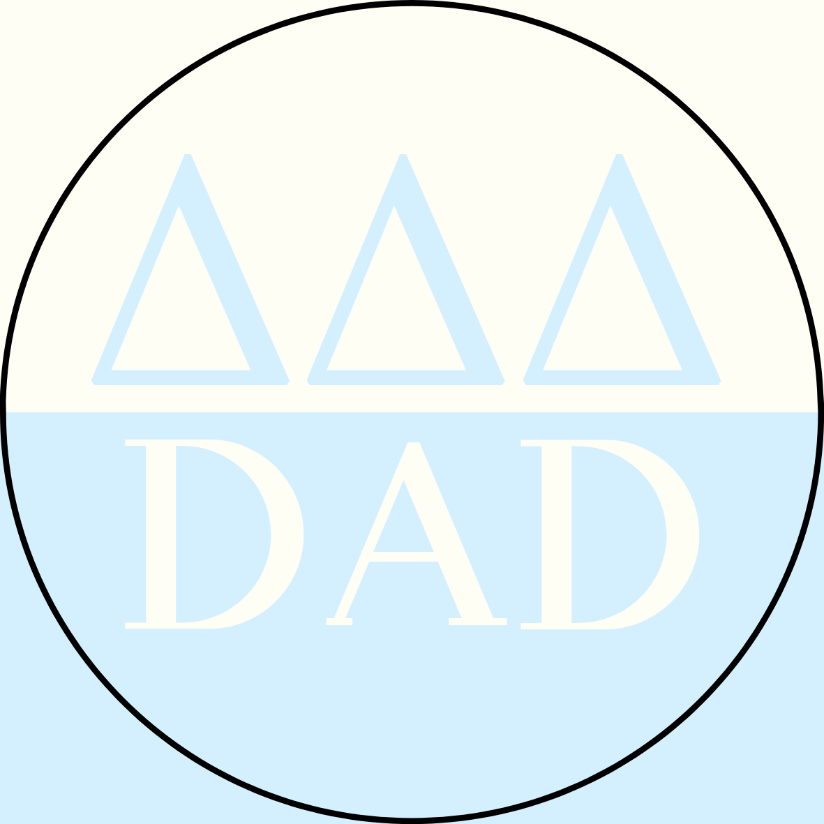 Color Block Sorority Dad Button