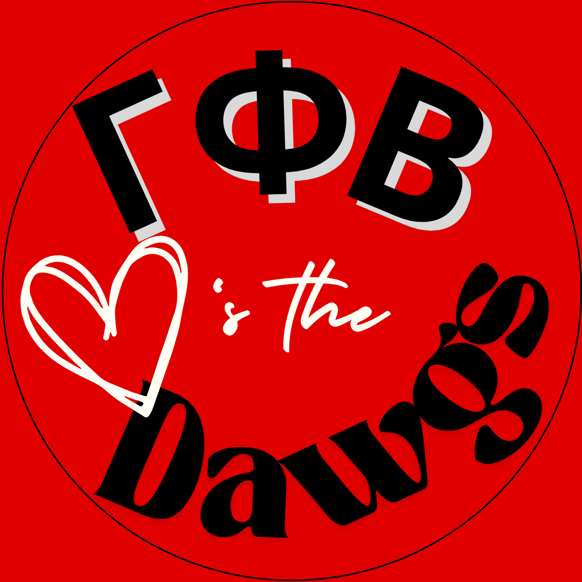 "Loves the Dawgs" Sorority Button