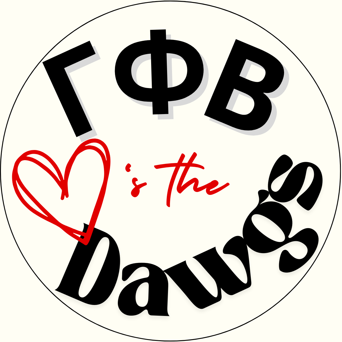 "Loves the Dawgs" Sorority Button