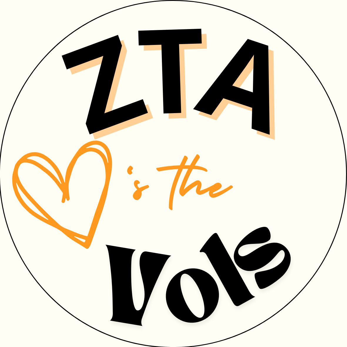 UTK "Loves the Vols" Sorority Button