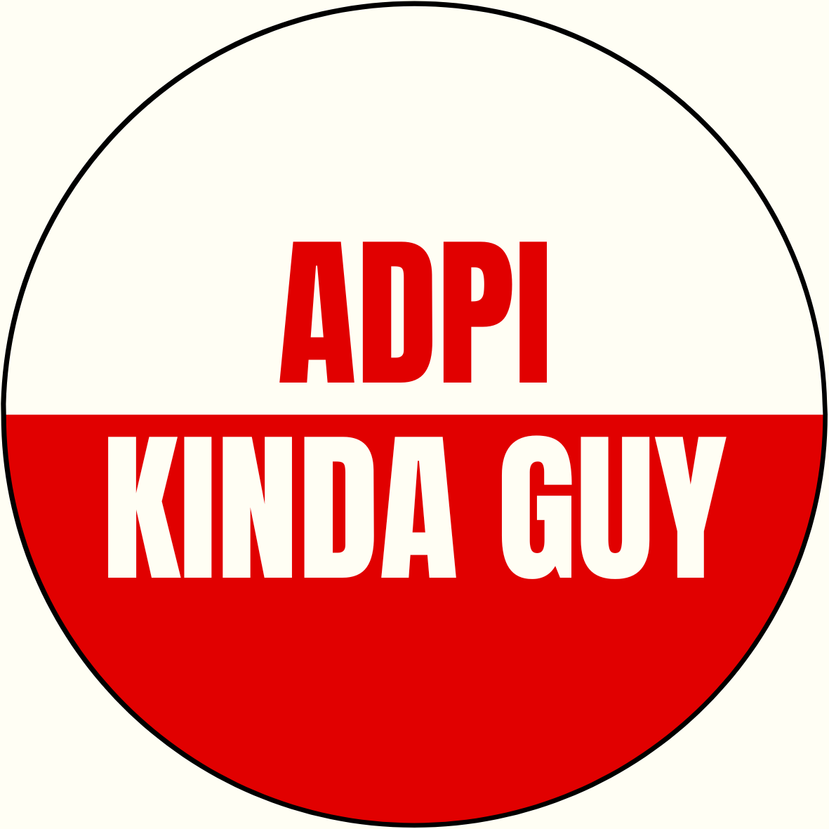 "Kinda Guy" Sorority Button