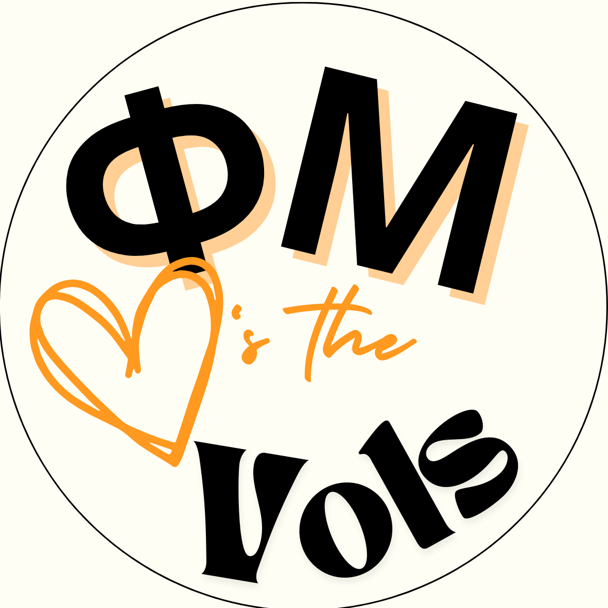 UTK "Loves the Vols" Sorority Button