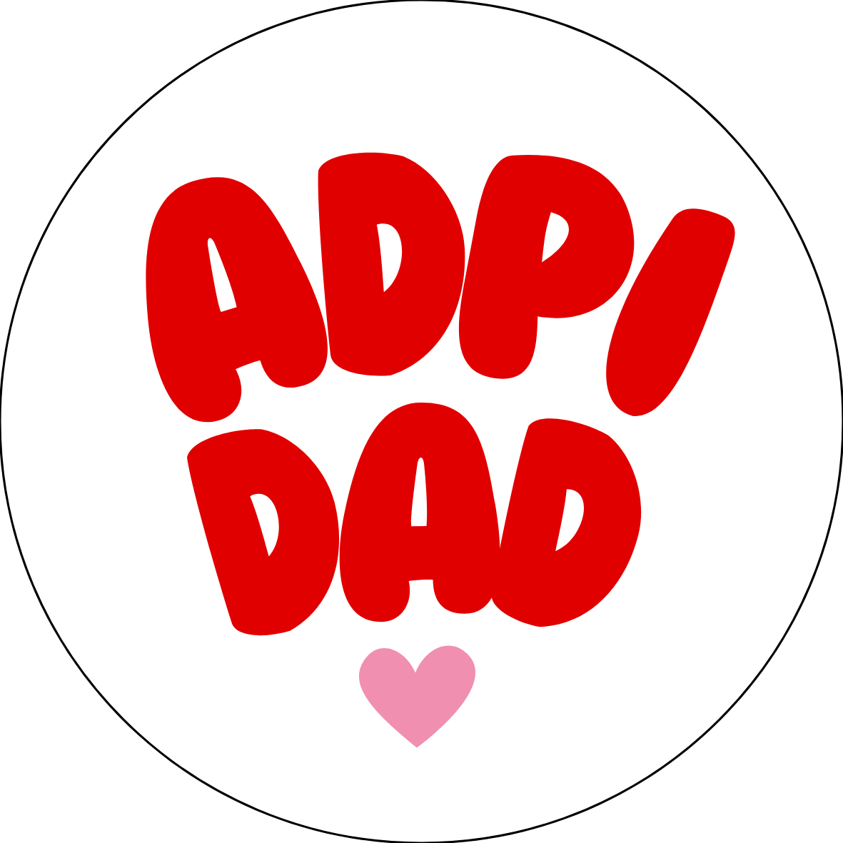 UGA Sorority Dad Bubble Sticker- 2 Pack