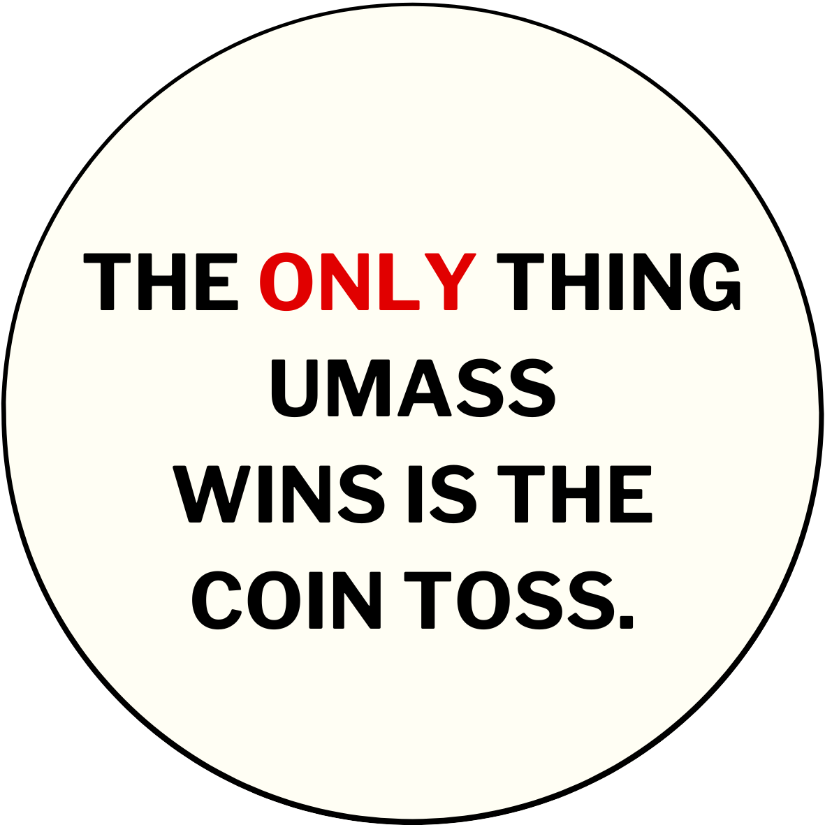 UGA vs. UMass "Coin Toss" Rivalry Sticker - 2 Pack