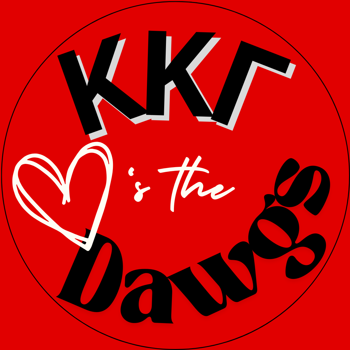 "Loves the Dawgs" Sorority Button