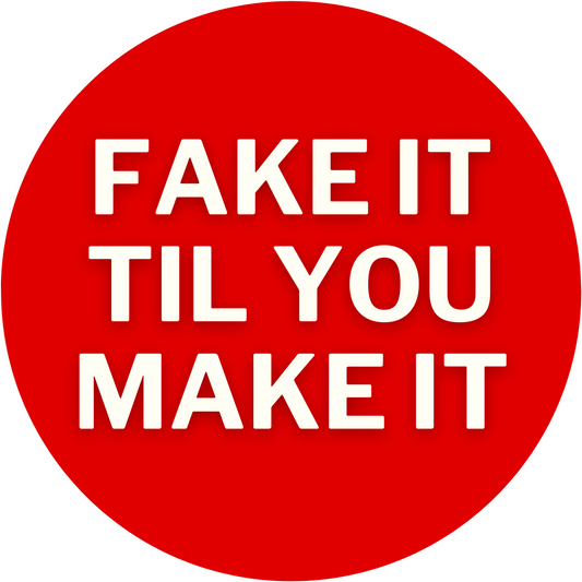 UGA vs. Ole Miss "Fake it Til you make it" Rivalry Sticker- 2 Pack