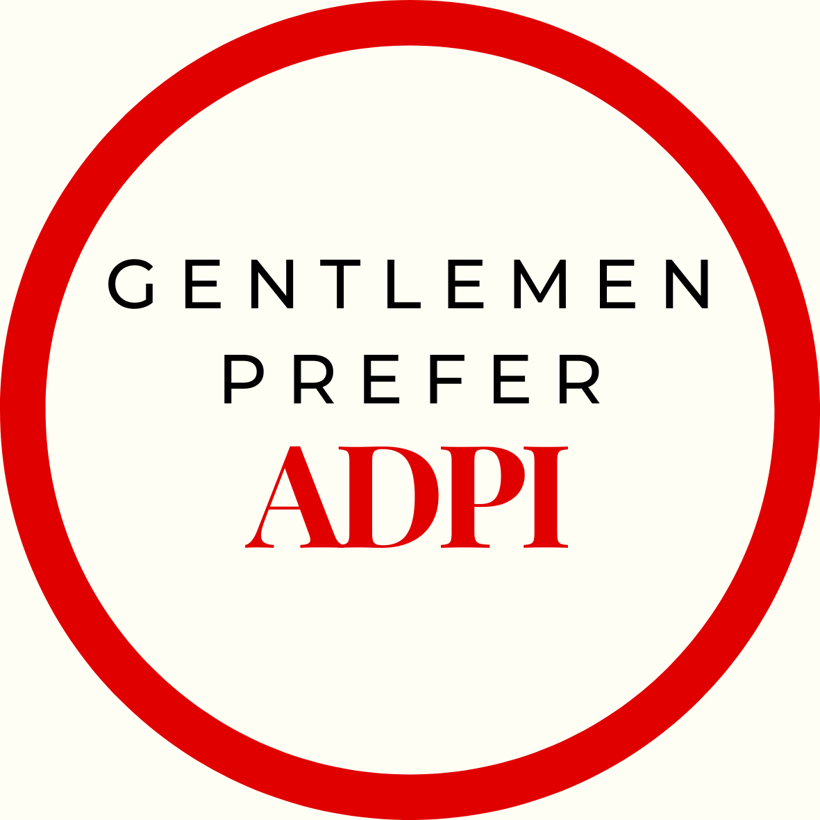 Gentlemen Prefer Block Sorority Sticker- 2 Pack