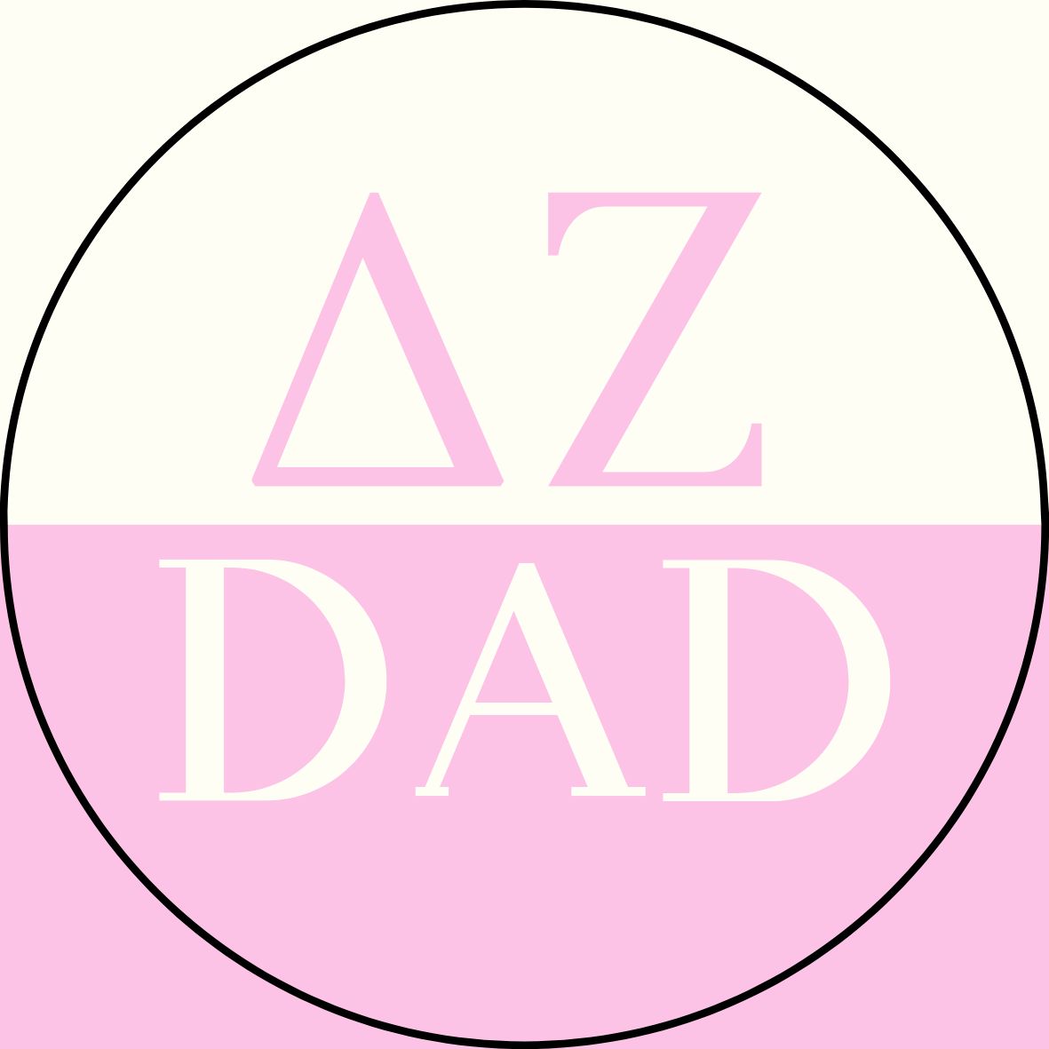 Color Block Sorority Dad Button