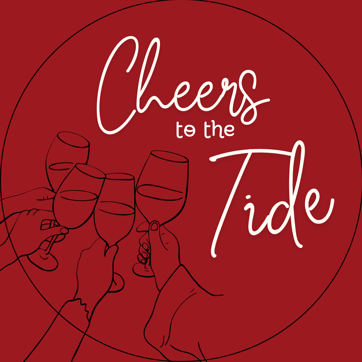 "Cheers to the Tide" Button