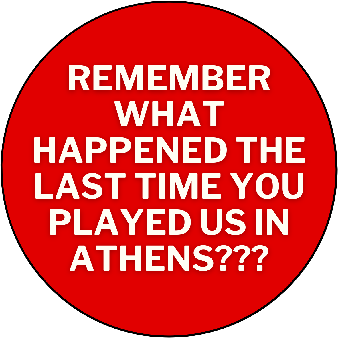 UGA vs. Tennessee "Last time you were in Athens" Rivalry Sticker- 2 Pack