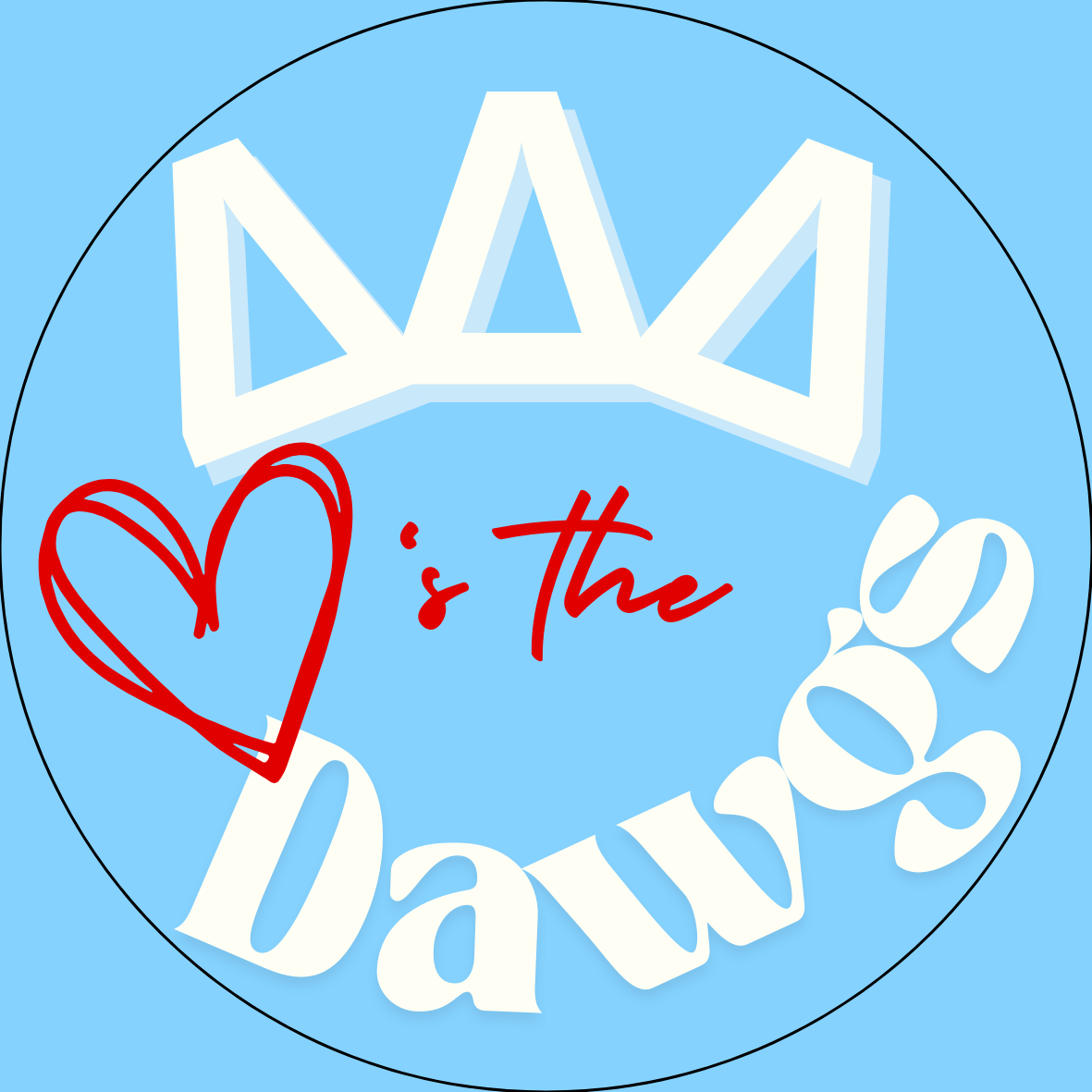 "Loves the Dawgs" Sorority Button