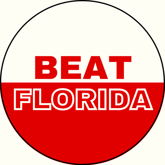 UGA vs. Florida “Beat Florida” Rivalry Button