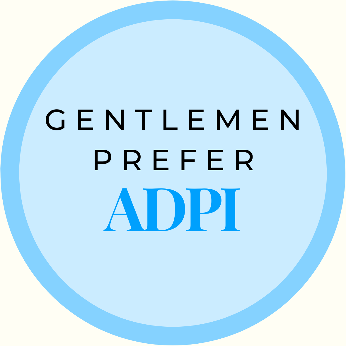 Gentlemen Prefer Block Sorority Sticker- 2 Pack