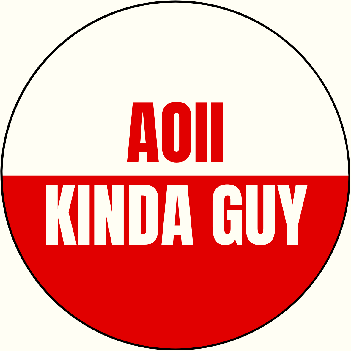 "Kinda Guy" Sorority Button