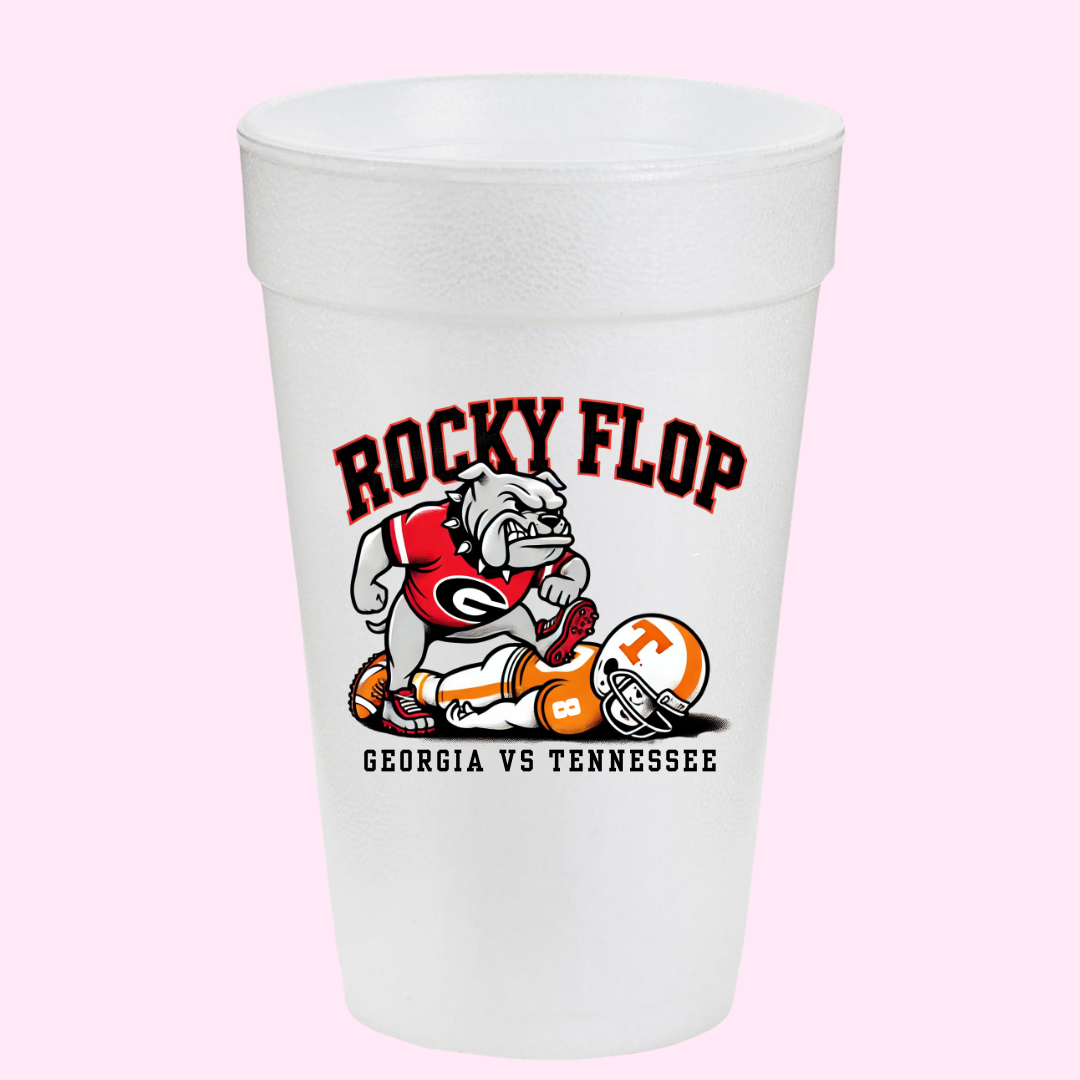 UGA vs. Tennessee "Rocky Flop" Cups