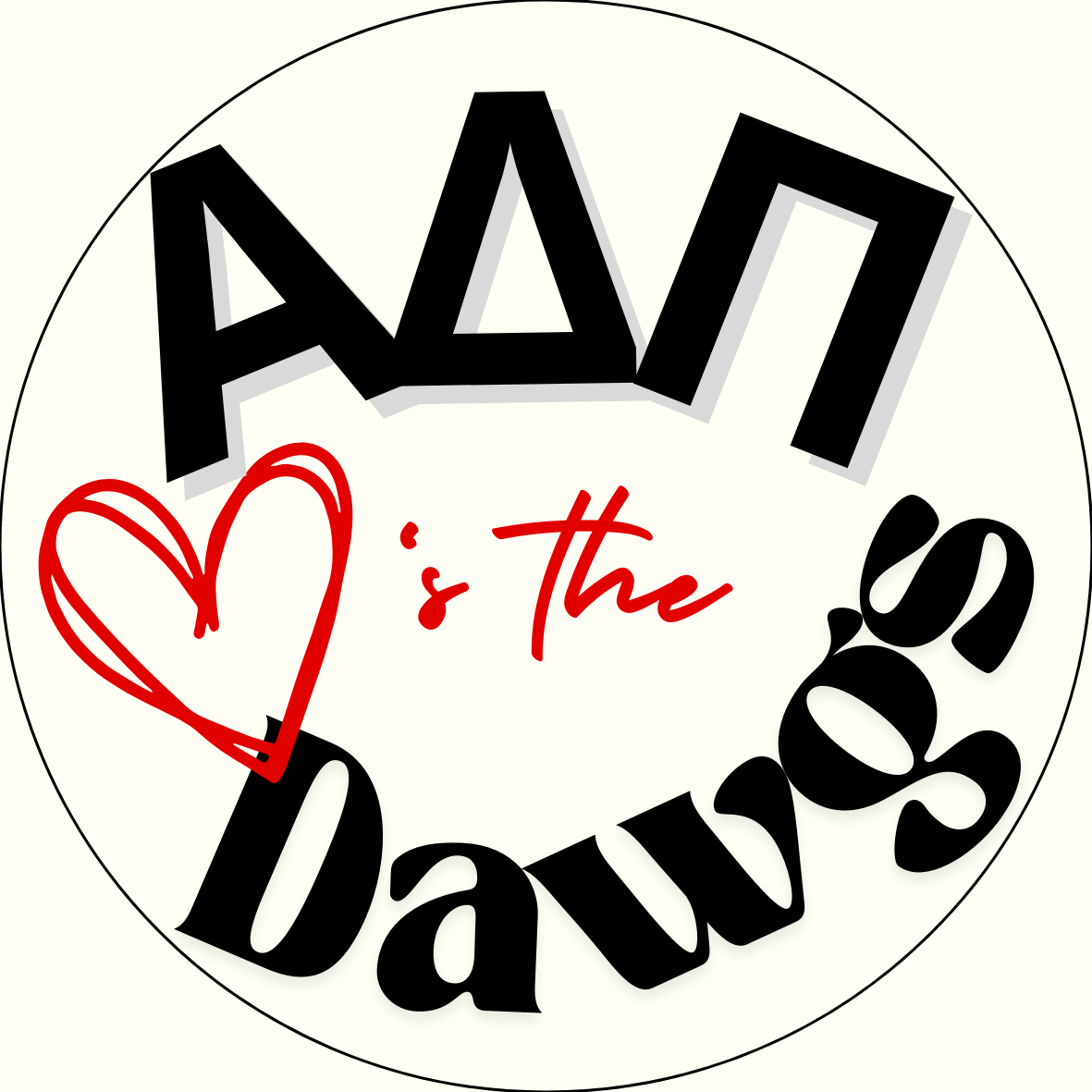 "Loves the Dawgs" Sorority Button