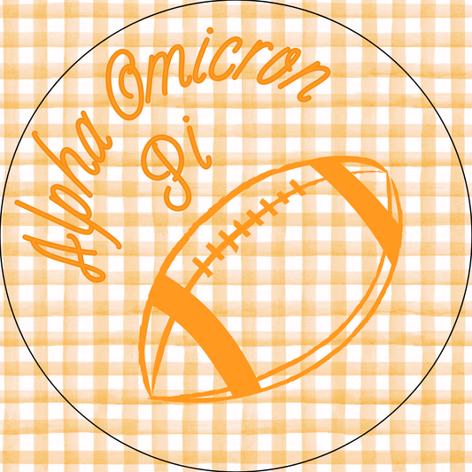 UTK Sorority Gingham Button