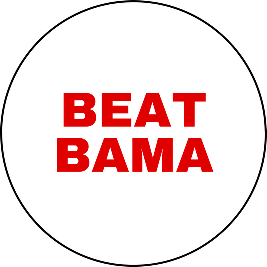 UGA vs. Bama "Beat Bama" Rivalry Sticker- 2 Pack