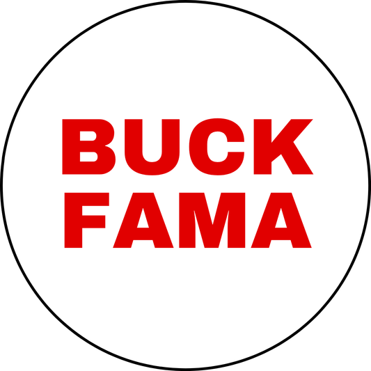 UGA vs. Bama "Buck Fama" Rivalry Sticker- 2 Pack
