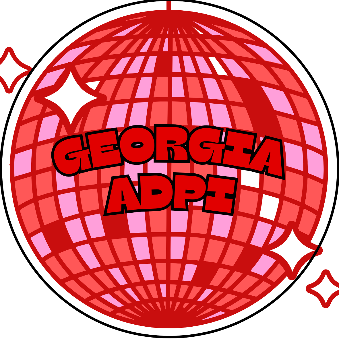 Georgia Disco Button