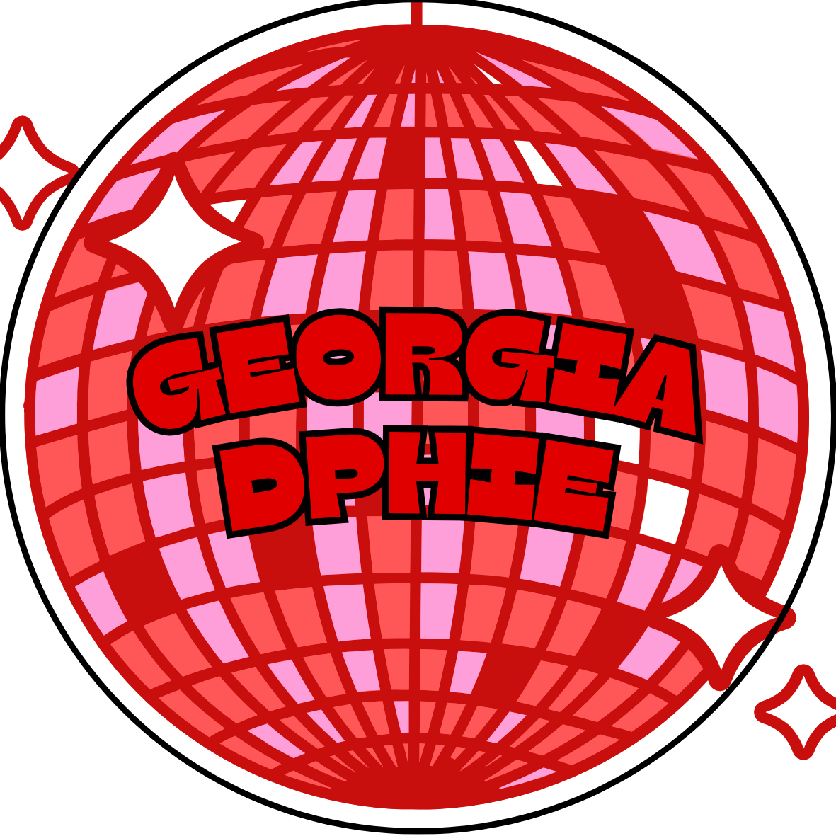 Georgia Disco Button