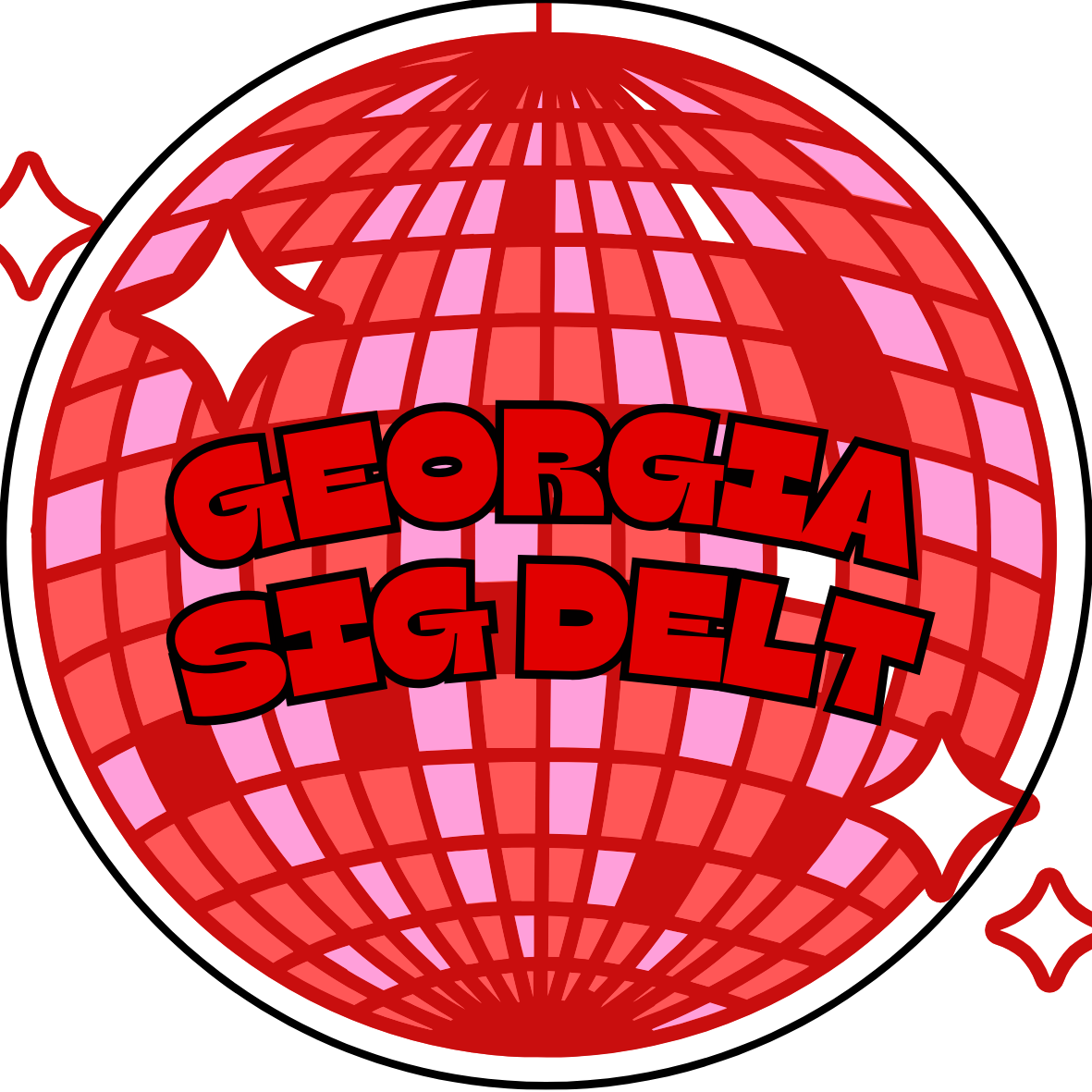 Georgia Disco Button