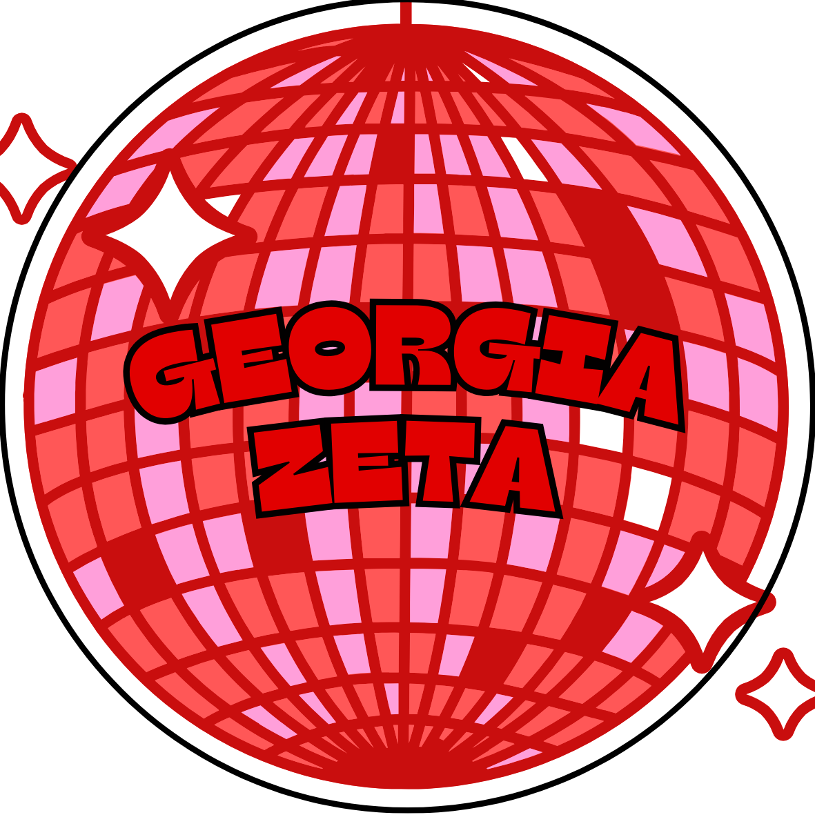 Georgia Disco Button