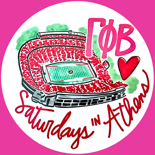 UGA GPhi custom button order
