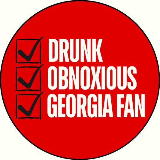 Georgia Fan Sticker- 2 Pack