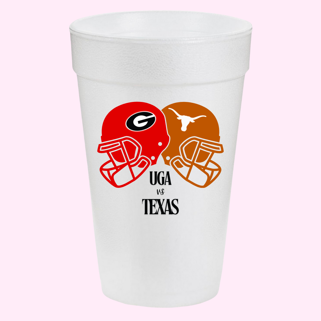 UGA vs. Texas Helmet Rivalry Cups
