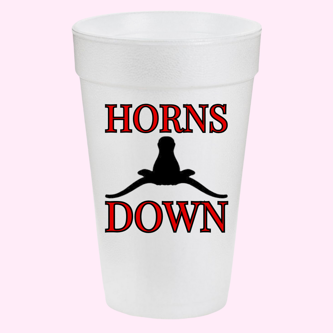 UGA vs. Texas "Horns Down" Rivalry Cups