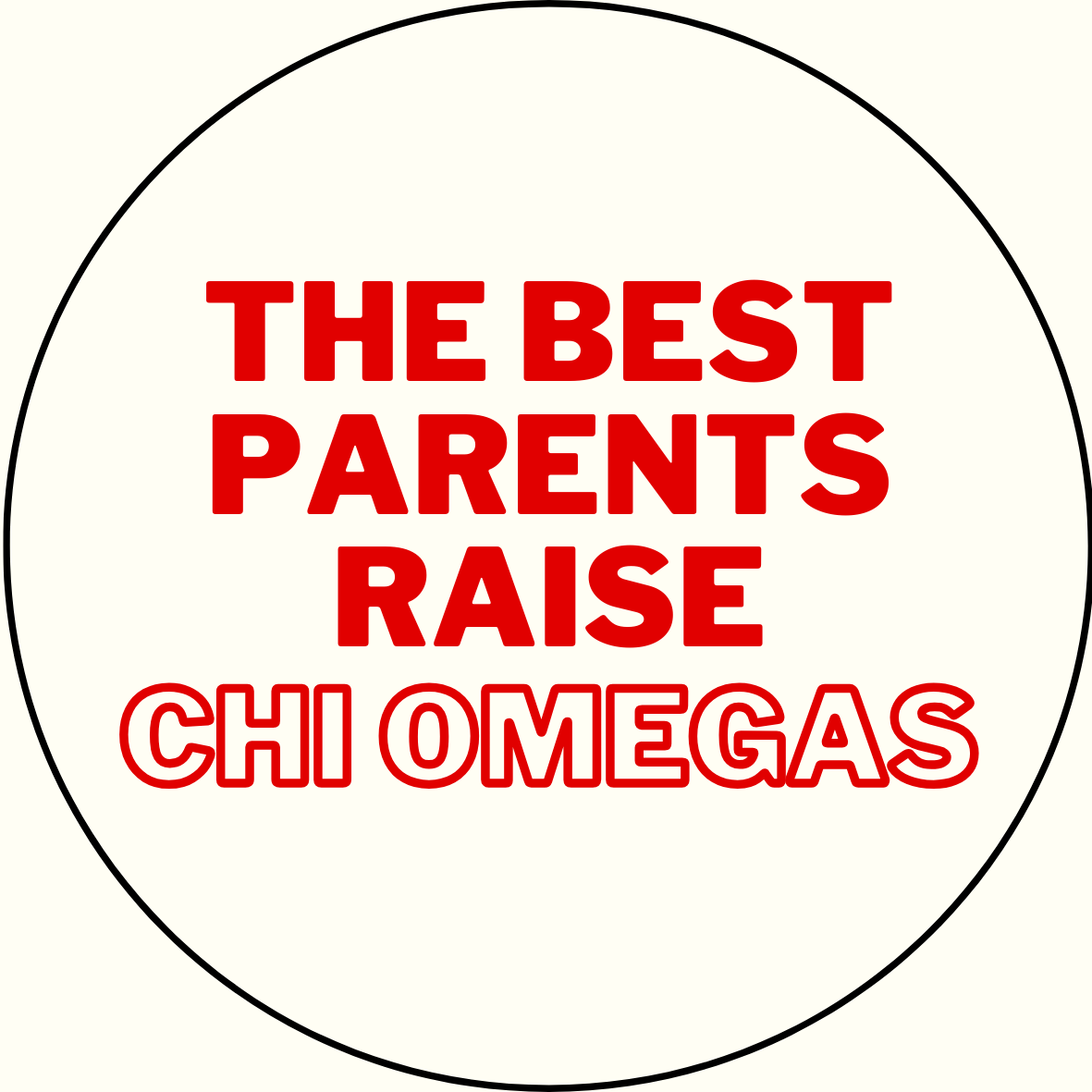 "The Best Parents Raise" Sorority Sticker- 2 Pack