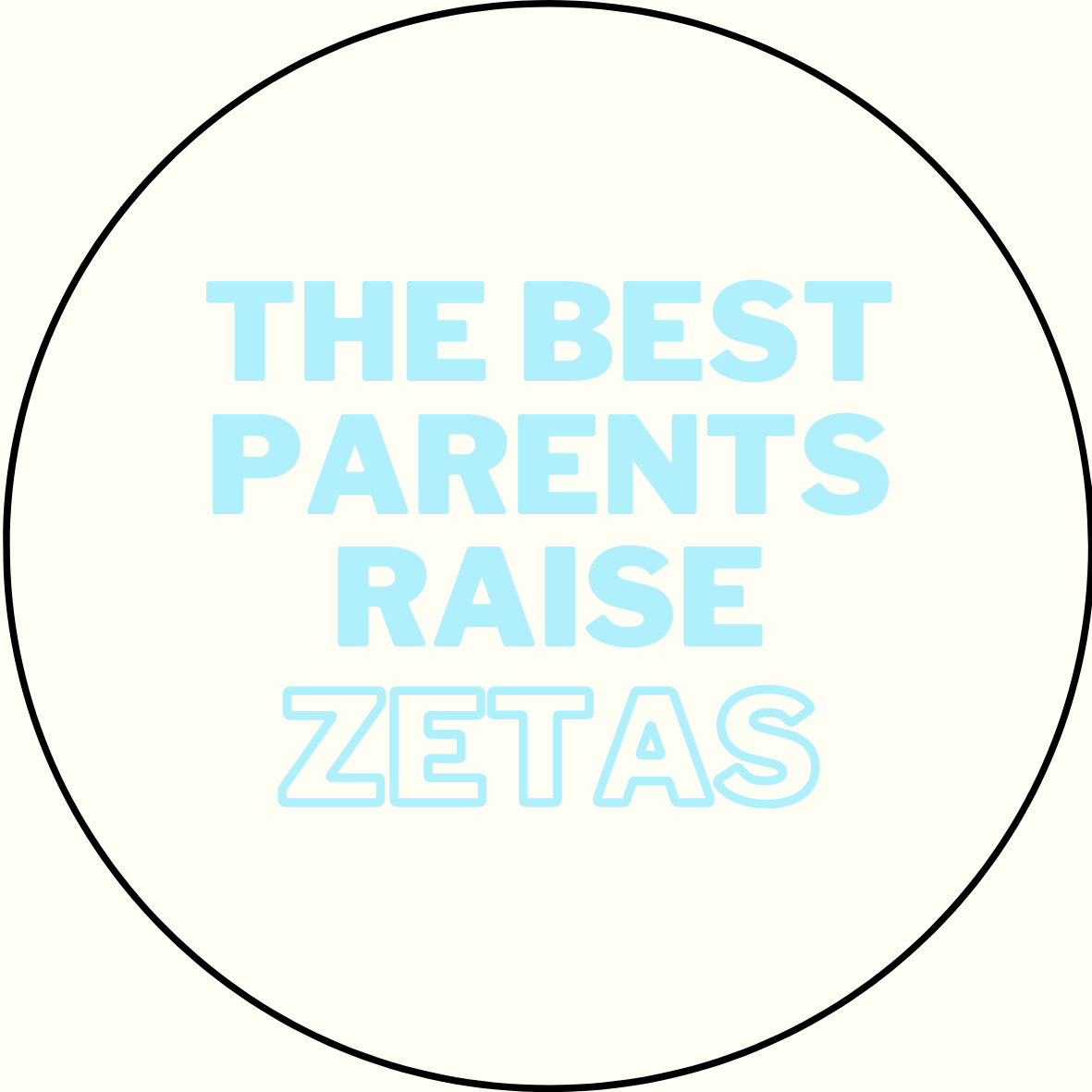 "The Best Parents Raise" Sorority Sticker- 2 Pack