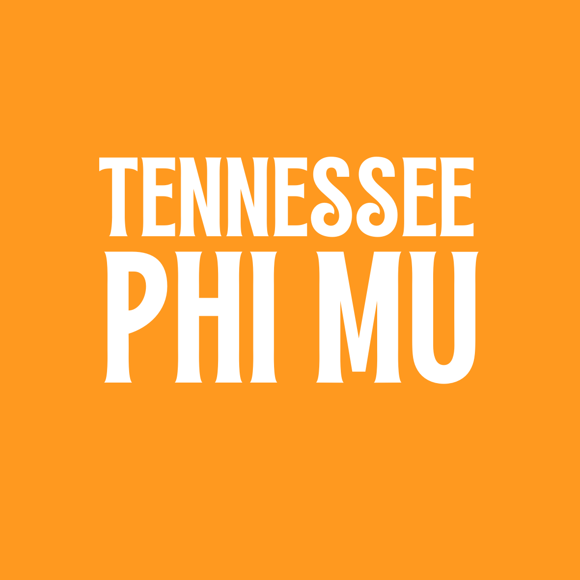 Tennessee Sorority Sticker- 2 Pack