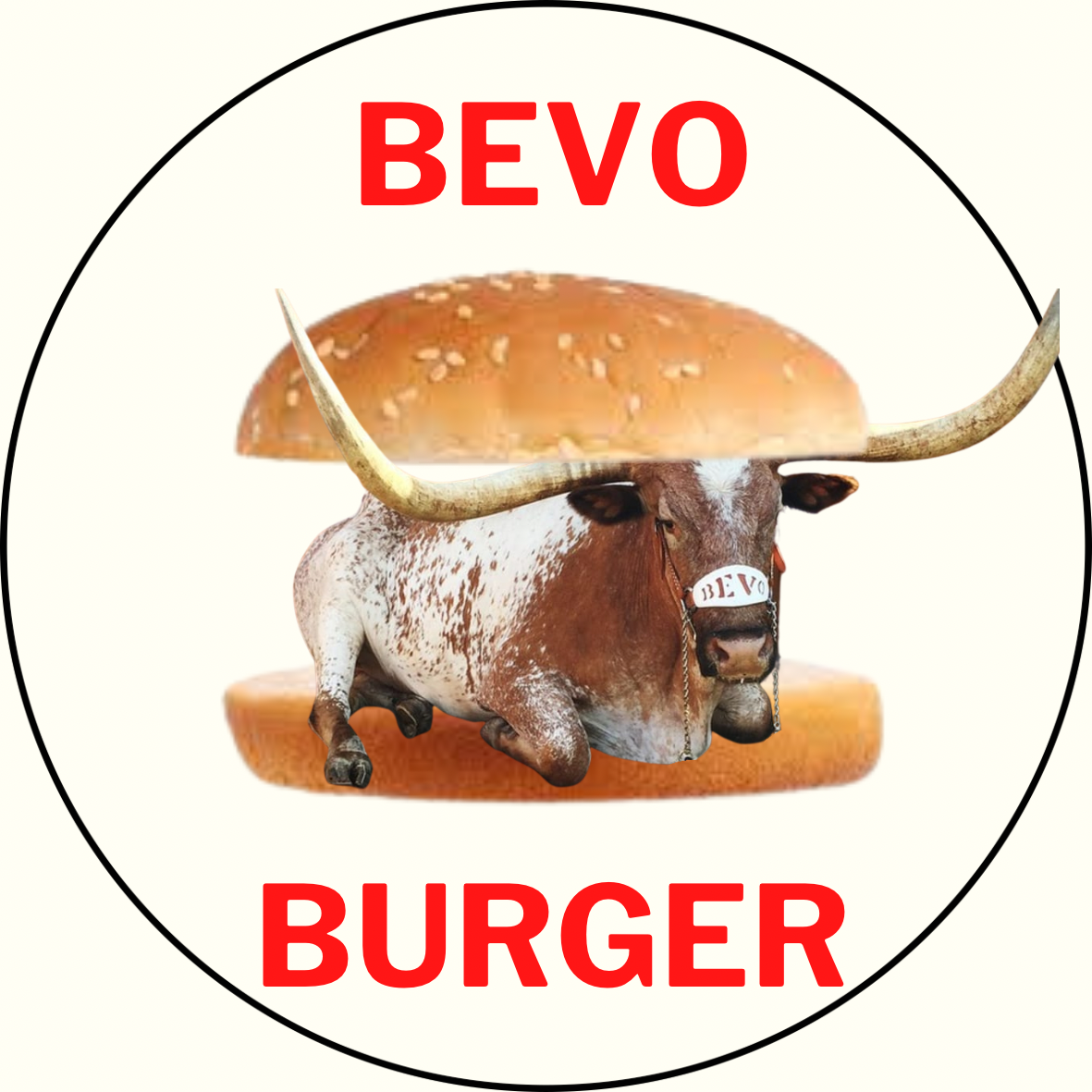 UGA vs. Texas Bevo Burger Sticker- 2 Pack