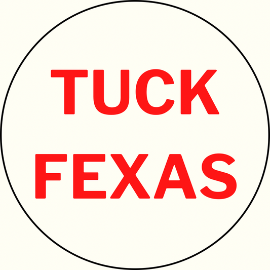 UGA vs. Texas “Tuck Fexas” Sticker- 2 Pack