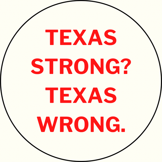 UGA vs. Texas “Texas Wrong" Sticker- 2 Pack