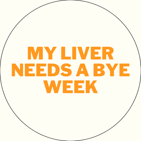 UTK "My Liver Needs a Bye Week" Sticker- 2 Pack