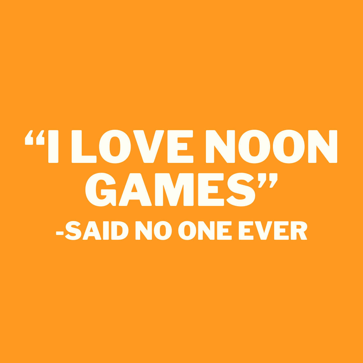 UTK "I Love Noon Games" Sticker- 2 Pack