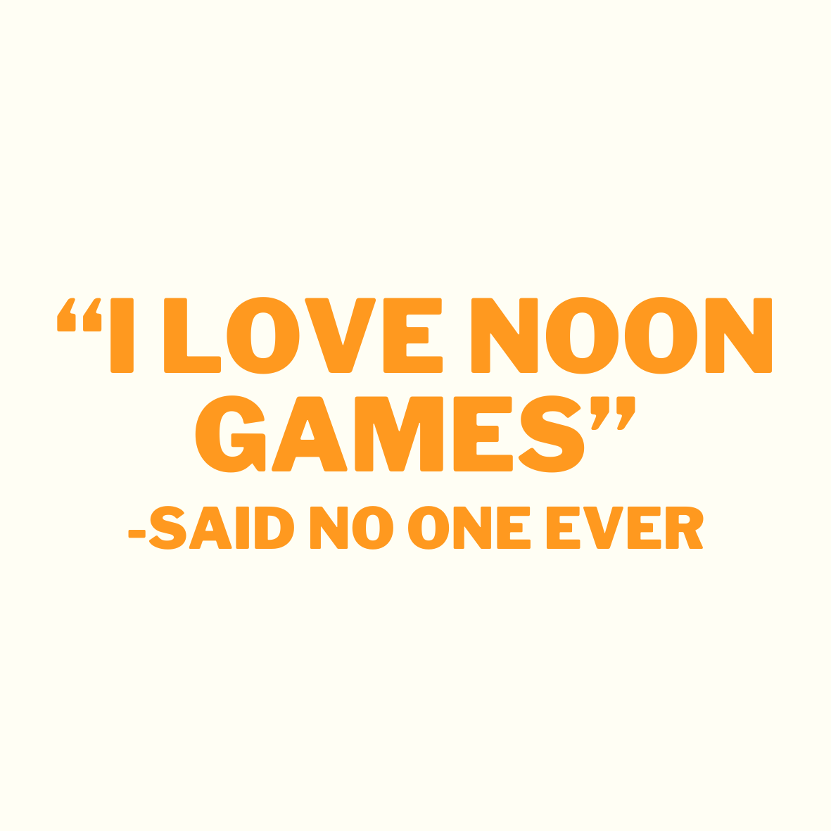 UTK "I Love Noon Games" Sticker- 2 Pack