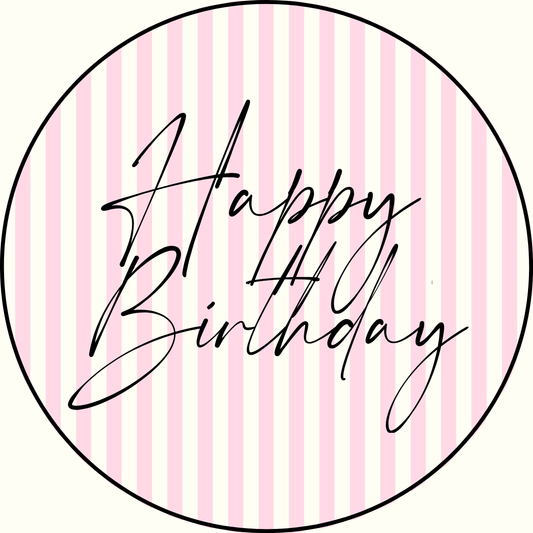 VS Inspired Birthday Button