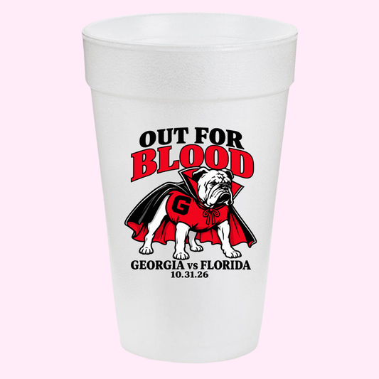 UGA vs. Florida "Out for Blood" Rivalry Cups
