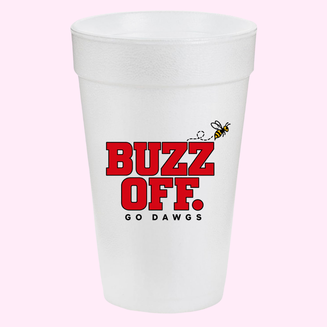 UGA vs. GA Tech "Buzz Off" Rivalry Cups