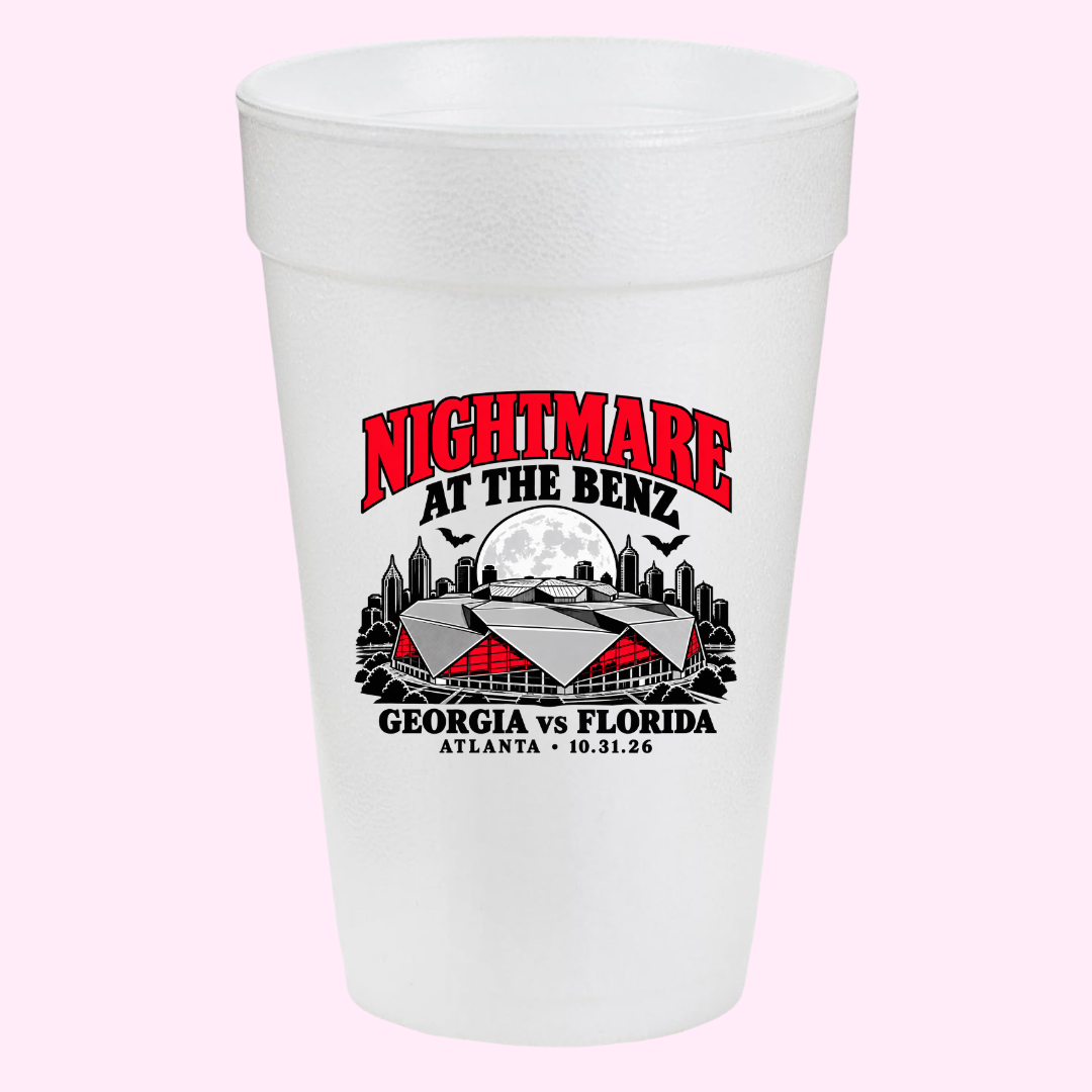 UGA vs. Florida "Nightmare in the Benz" Rivalry Cups