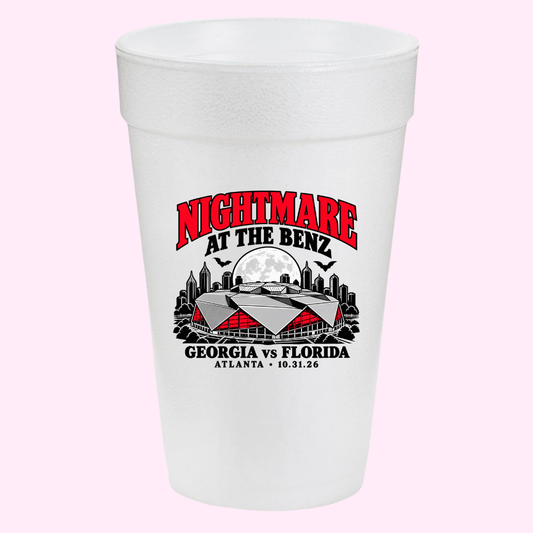 UGA vs. Florida "Nightmare in the Benz" Rivalry Cups