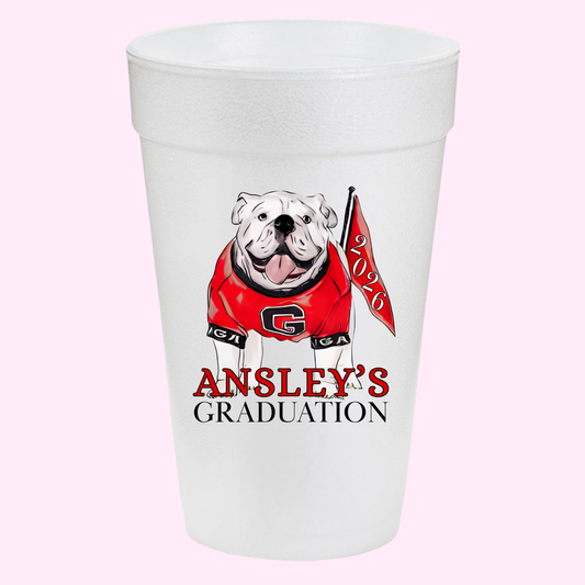 2026 Graduation Custom Name Cups