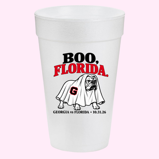 UGA vs. Florida "Boo, Florida" Rivalry Cups
