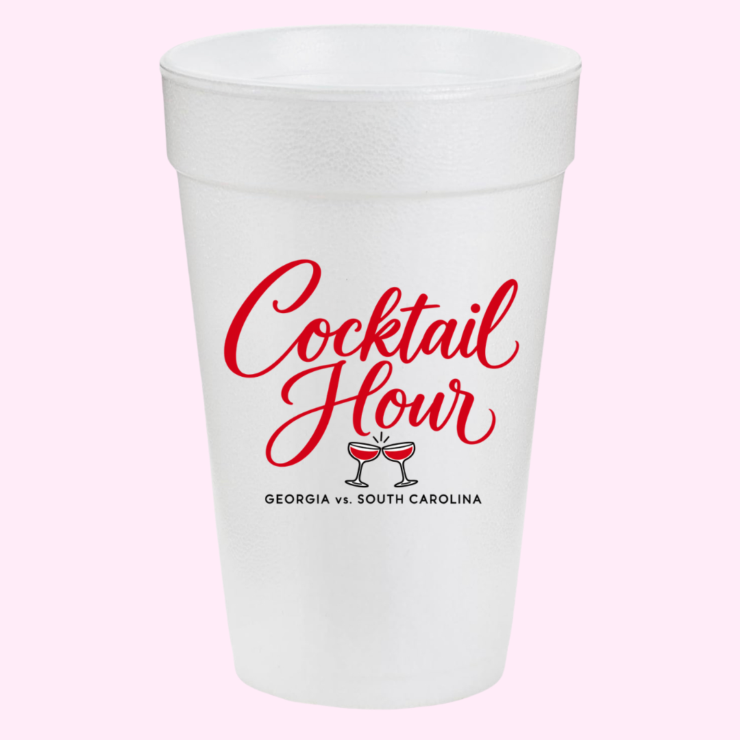 UGA vs. USC Cocktail Hour Rivalry Cups